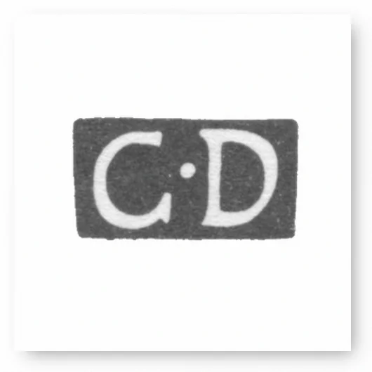 Клеймо мастера Дехио Готтфрид Эрхард - Таллин - инициалы