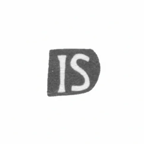 Клеймо мастера Шпаниер Иоганн - Рига - инициалы