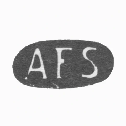 Клеймо неизвестного мастера Риги - инициалы