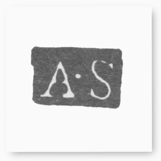 Клеймо мастера Шпер Адольф - Ленинград - инициалы