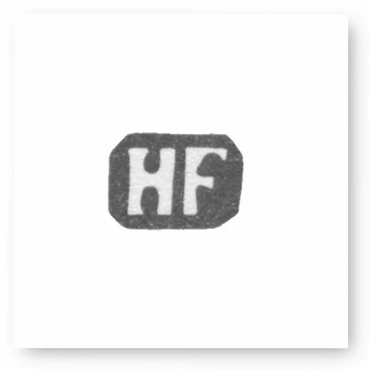 Клеймо мастера Фридрихс Хенрих - Рига - инициалы