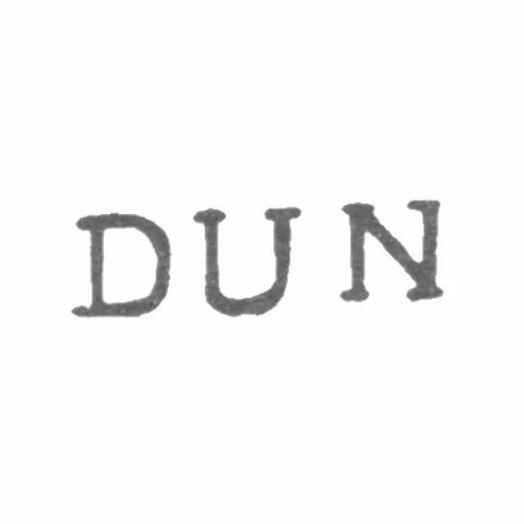 Клеймо мастера Дунс Георг - Ленинград - инициалы