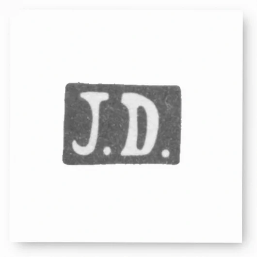 Клеймо мастера Данишевский И. (Danisevski I.) - Вильно - инициалы