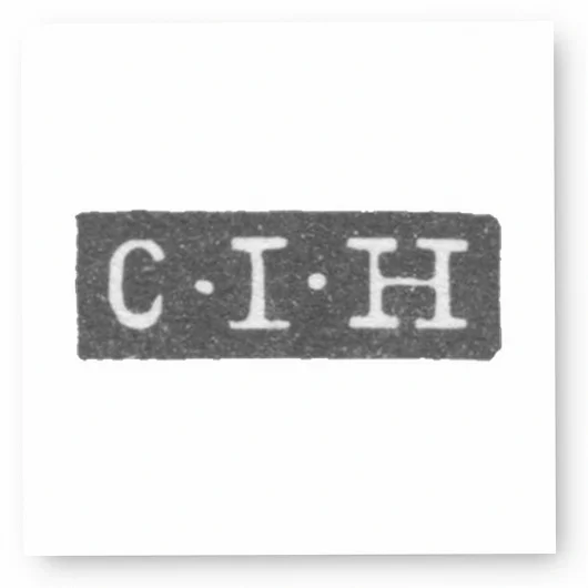 Клеймо мастера Хернштедт Карл Иоганн - Ленинград - инициалы