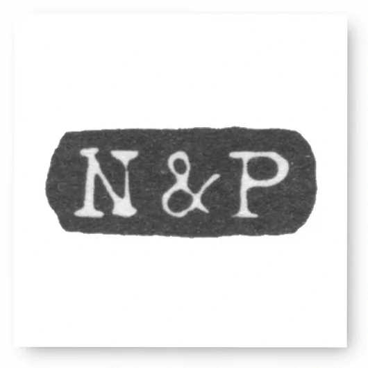 Клеймо мастеров Никольс Карл и Плинке - Ленинград - инициалы