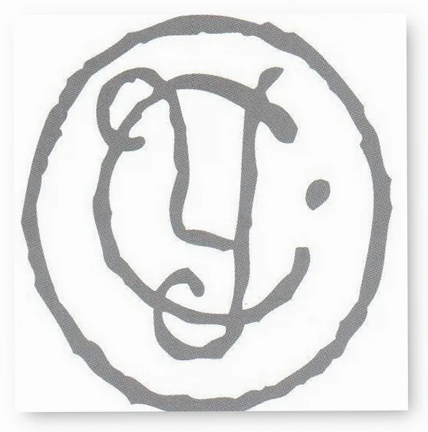 С 1881 г. ставилась втиснутая в глину марка с буквами С и У в кружке. С 1900 г. к этой марке стали добавлять одну точку или звездочку справа или две по обеим сторонам.