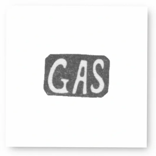 Клеймо мастера Зольман Густав Александр - Ленинград - инициалы