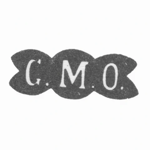 Клеймо мастера Окерблом Густав Магнус - Ленинград - инициалы