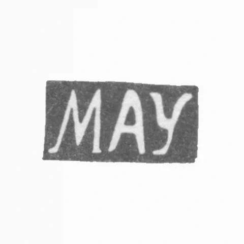 Клеймо мастера Мей Натанаэль (May Nathanael) - Вильно - инициалы