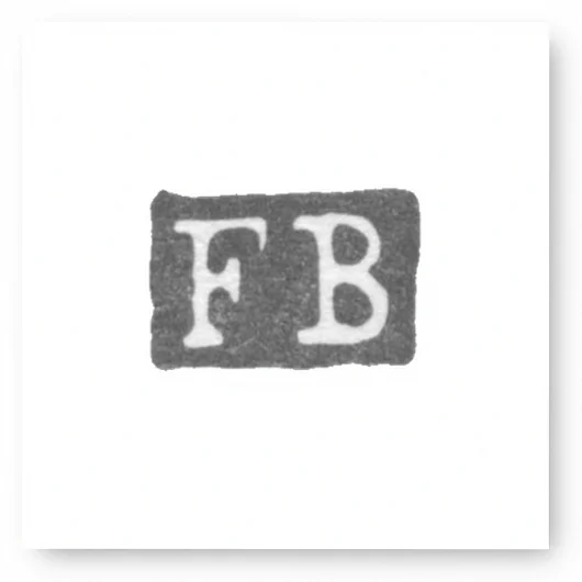 Клеймо мастера Бьерк Фредерик - Ленинград - инициалы