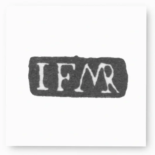 Клеймо мастера Меринг Иоганн Фридрих - Ленинград - инициалы