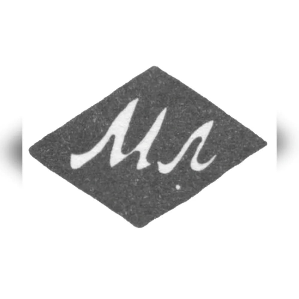 Клеймо мастера Ларов Мартын Микитин - Москва - инициалы