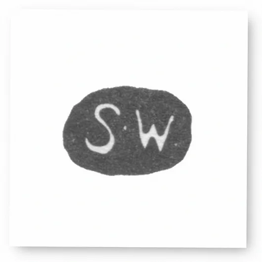 Клеймо мастера Векева Стефан - Ленинград - инициалы