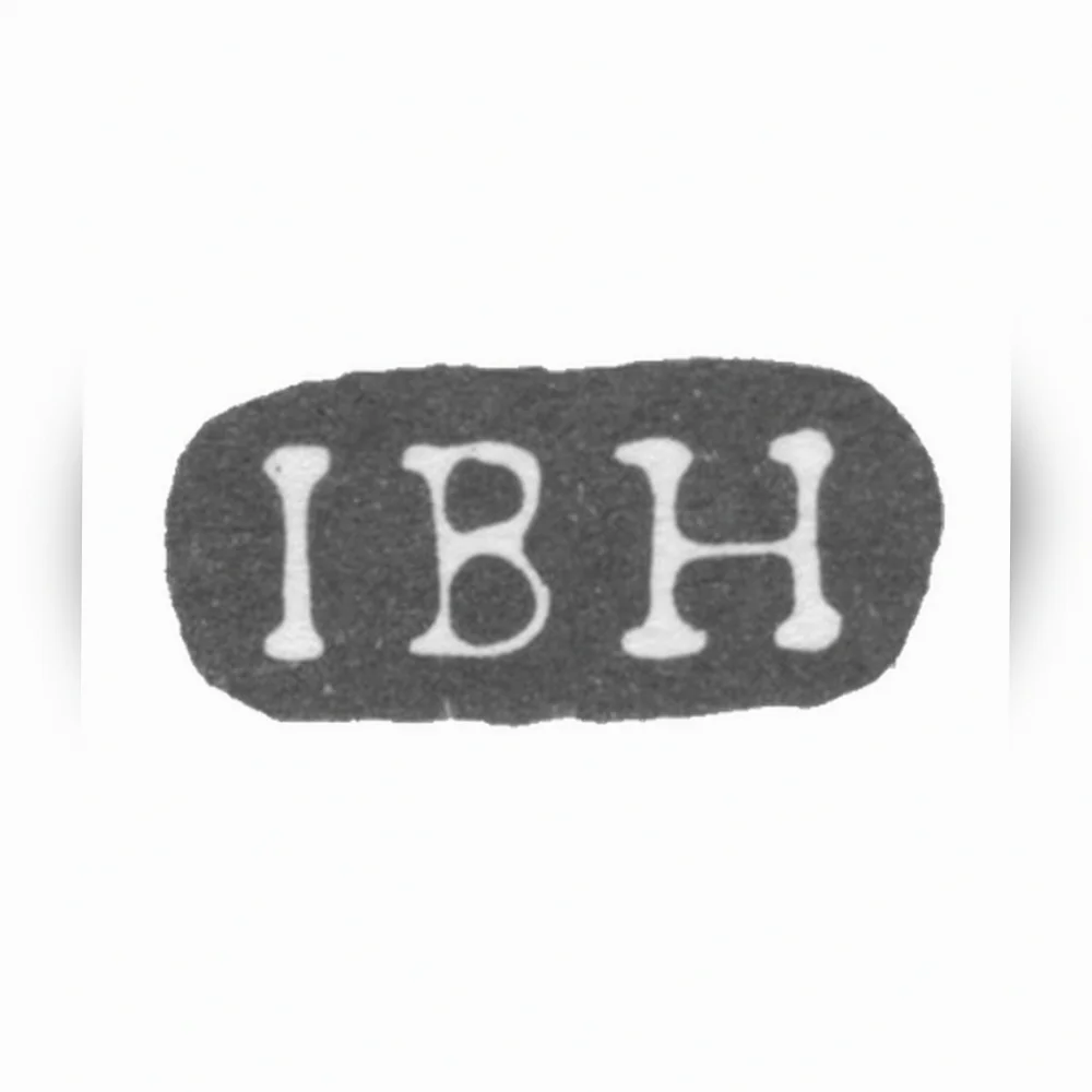 Клеймо мастера Херц Иоганн Бернхард - Ленинград - инициалы