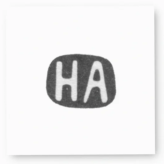 Клеймо мастера Алексеев Николай - Москва - инициалы