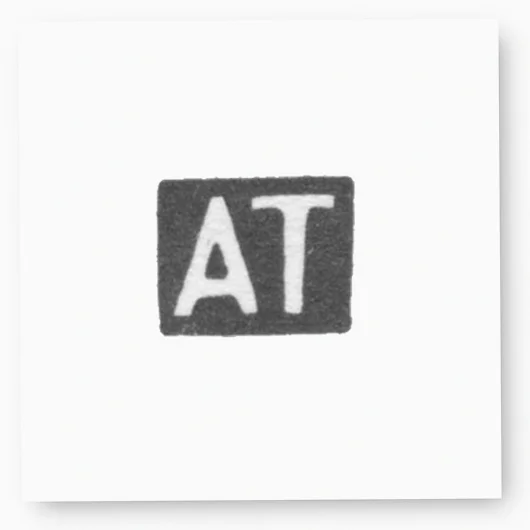 Клеймо мастера Тредер Александр - Таллин - инициалы