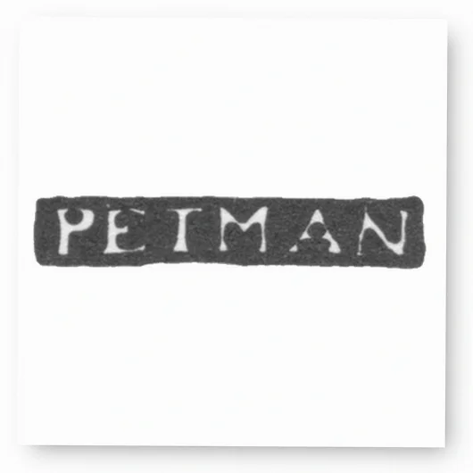 Клеймо мастера Петман Генрих - Ленинград - инициалы