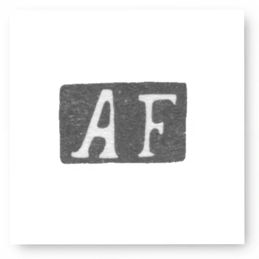 Клеймо мастера Форштедт Авраам (Forstedt Abraham) - Ленинград - инициалы
