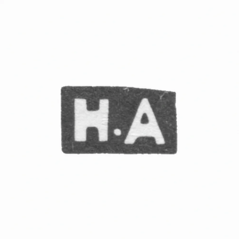 Клеймо мастера Алексеев Николай Васильевич - Москва - инициалы