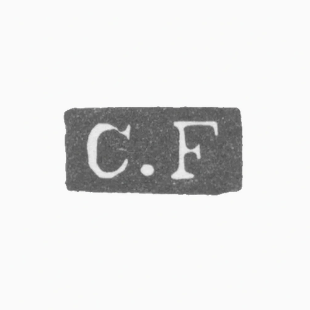 Клеймо мастера Фишер Карл Христиан - Ленинград - инициалы