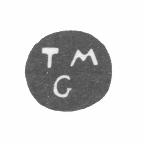 Клеймо мастера Геннеруп Теркель Маттиас - Рига - инициалы