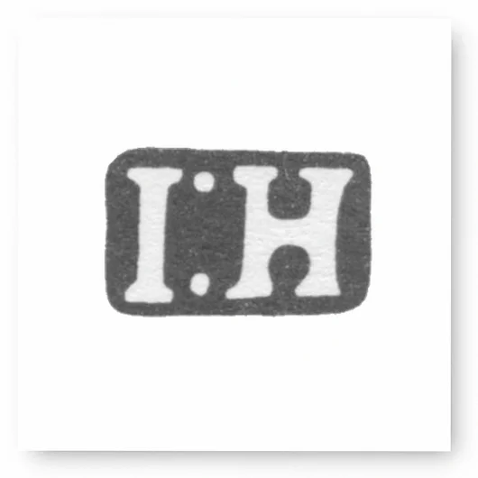 Клеймо мастера Хагель Иоганн - Тарту - инициалы