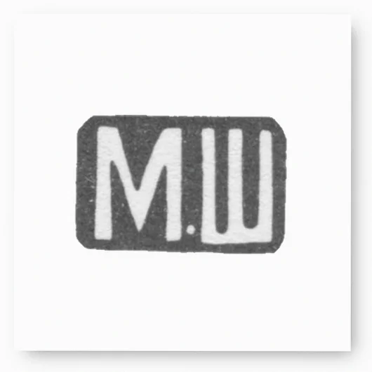 Клеймо мастера Шеин Михаил Дмитриевич - Москва - инициалы