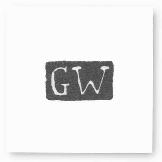 Клеймо мастера Вихманн Готфрид - Ленинград - инициалы