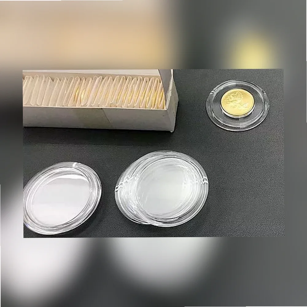 Золотые монеты «Георгий Победоносец» в защитной капсуле