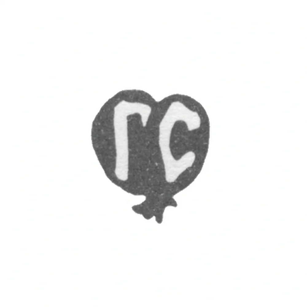 Клеймо мастера Серебряников Григорий Иванов - Москва - инициалы