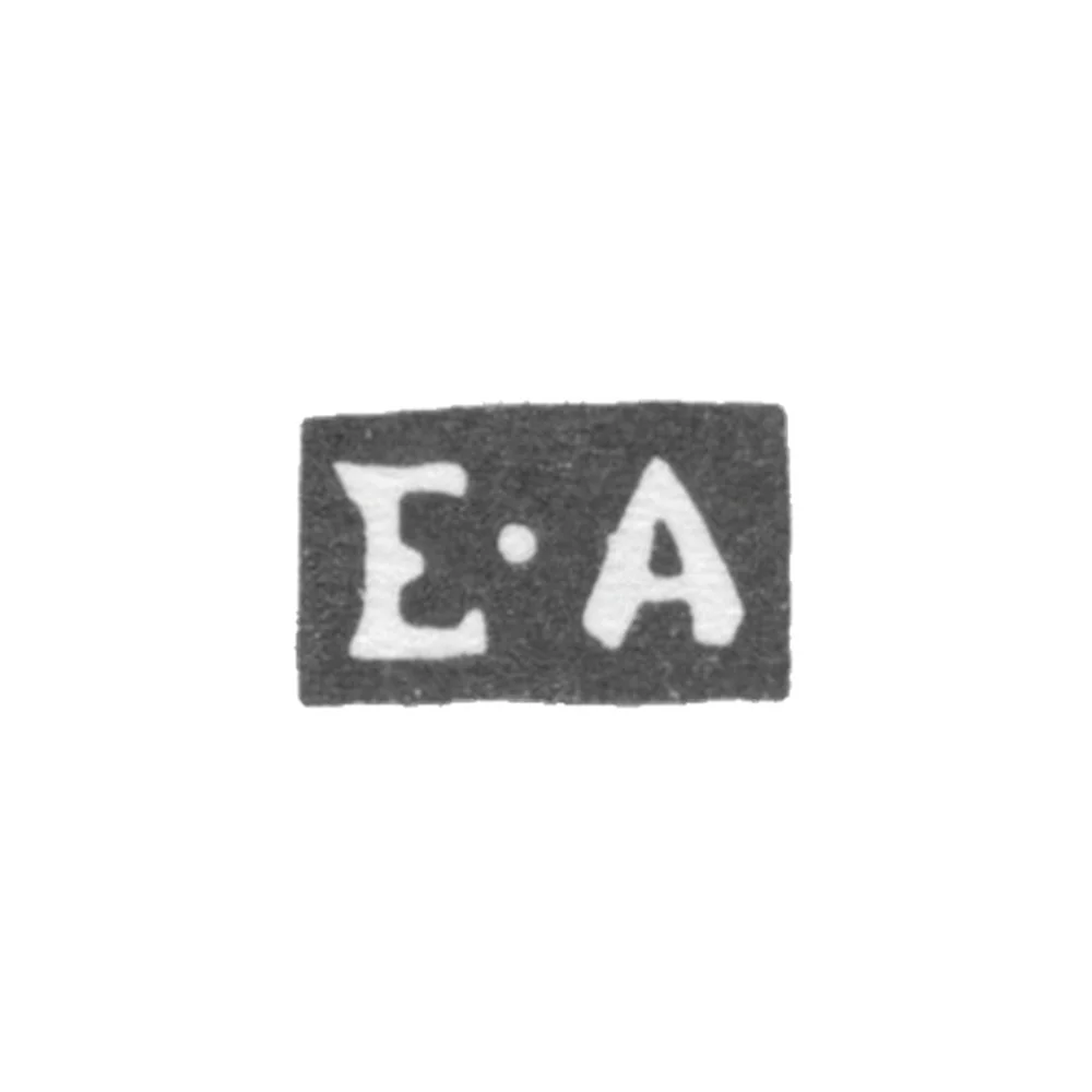 Клеймо мастера Антипьев Егор Антипов - Москва - инициалы