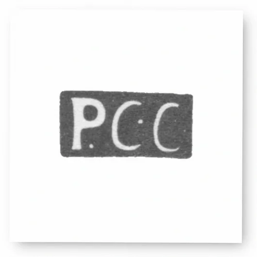 Клеймо мастера Кордес Пауль Кристиан - Рига - инициалы