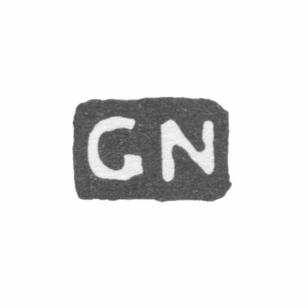 Клеймо мастера Нигреус Густав - Ленинград - инициалы