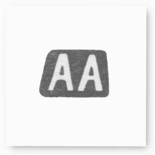 Клеймо мастера Адлер Андрей Карлович - Ленинград - инициалы