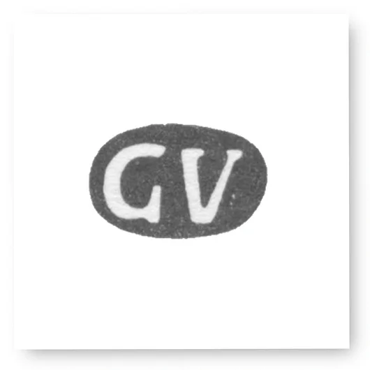 Клеймо мастера Вендт Георг - Рига - инициалы