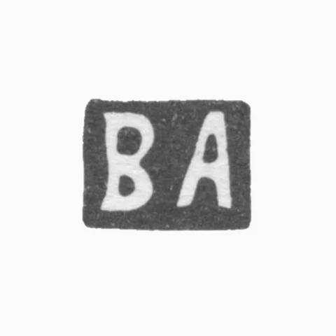 Клеймо мастера Андреев Василий Иванович - Москва - инициалы